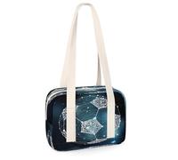 Kleine Sporttasche mit abstraktem Fußball, Mini-Turnbeutel, leicht, lässig, Reisen, Sport, Organizer, Tasche für Kinder, Mädchen, Jungen, Damen, Herren