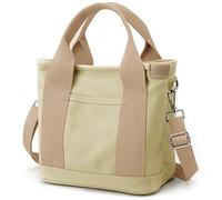 Kleine Tasche mit Reißverschluss, Tragetasche für Damen, Canvas-Umhängetasche, Schultertasche, Hobo-Tasche, Messenger-Tasche