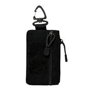 Kleine Tasche mit Reißverschluss - wetterfestes Stoffmaterial, kompakte Utility-Tasche, schlammfarbene Schlüsselbörse, vielseitiger minimalistischer Halter | Leichte und robuste Organisation P