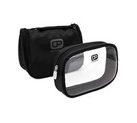 Kleine transparente Kulturtasche, Kulturbeutel, Unisex Reisetasche für Make-up, Medikamente, Handgepäck & Reise-Check-in