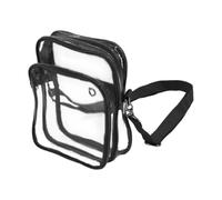 Kleine transparente Tragetasche | Wasserdichte Schultertasche für Strand, Urlaub, Fitnessstudio, Pendeln, Schule, Sport, Konzert, Festival