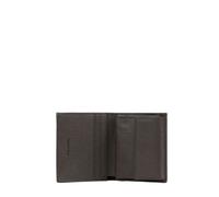 Kleine vertikale Herrengeldbörse mit Münzfach Piquadro Black Square, dunkelbraun - Farb-Varianten: Dunkel Braun