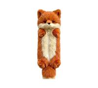 Kleiner Hund FedermäPpchen, Federmäppchen, Plüsch-Federmäppchen Tiermotiv, Bleistift-Taschen, Schreibwaren-Organizer, Dauerhaftem Polyester Füllung, Schreibwaren-Tasche fürBüroartikel (Kaffeebraun)