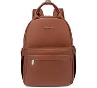 Kleiner Leder Damen Rucksack Wasserdicht Mini Cityrucksack 2in1