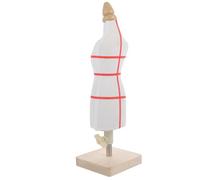 Kleiner Mannequin Ständer in Weiß mit Kreativer Form | 1 Satz, Stabile Ausführung mit Glatter Oberfläche, zur Präsentation von Kleidung Rundum, Vielseitig Einsetzbar