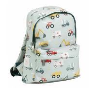 A Little Lovely Company Kleiner Jungenrucksack Fahrzeuge Hellblau