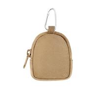 Kleiner Taschen-Schlüsselanhänger - Tiny Pouch für Rucksack | kleiner Rucksack | kleine Tasche für Münzen, Rucksack, Geldbörse, Schlüsselanhänger | niedliche Geldbörse aus Creme, Kaki, Consulte la