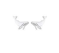 Kleiner Wal Ohrstecker Edelstahl Frauen Mädchen Ohrring Mode Ozean Meerestiere Schmuck Geburtstagsgeschenk