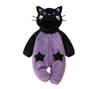 Kleinkind Baby Mädchen Junge Tier Strampler Halloween Cosplay Kostüm Fuzzy Kapuze Warm Herbst Winter Fleece Schneeanzug Bodysuit Swonsuit