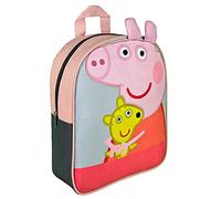 UNDERCOVER Kinderrucksack Peppa, Frontseite aus Plüsch, bunt