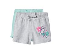 Kleinkinder Shorts »Paw Patrol«, 2 Stück (mint/hellgrau, 110/116)