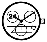 Kleinuhrwerk Quarz Citizen E860 SC, D3, 24 HZ, CHR, Solar