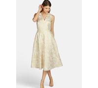 Kleo Jacquard-Kleid Damen beige, 44