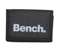 Klettbörse Bench Geldbörse, Geldbeutel, Portemonnaie, Münzbörse Wallet (M2 Schwarz)