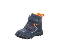 Klettboot SUPERFIT "HUSKY, WMS: mittel", Mädchen, Gr. 36, blau, orange, Textil, Veloursleder, kontrastfarbene Details, unifarben, Schuhe, Outdoorboots mit Anziehlasche, Größenschablone zum Download (7
