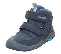 Klettboot SUPERFIT "TRACE WMS: Mittel", Mädchen, Gr. 30, blau, Lederimitat, Polyester, Schuhe, Barfußschuh mit Wechselfußbett, Größenschablone zum Download (85049905-30) blau
