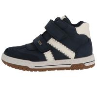 Kletterschuh LURCHI "Berny 1 TEX", Kinder, Gr. 33, blau (navy, weiß), Lederimitat, Schuhe, Klettboots mit TEX, Größenschablone zum Download (82859221-33) navy, weiß