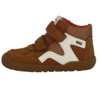 Kletterschuh LURCHI "Jarven Barefoot TEX", Kinder, Gr. 26, braun (braun, weiß), Veloursleder, Schuhe Kletterschuh, Klettboots mit TEX, Größenschablone zum Download (72050761-26)
