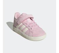 Adidas Babyschuhe Grand Court 00s – Unisex, Pink/Off-White/Gold Metallic – Gr. 26 EU