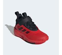 Klettschuh ADIDAS SPORTSWEAR "OWNTHEGAME 3.0", Mädchen, Gr. 34, schwarz (core schwarz, rot, rot), Synthetik, Textil, Schuhe Klettschuh, für Kinder & Jugendliche (72603539-34) core schwarz, rot, rot
