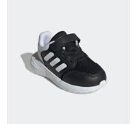 Klettschuh ADIDAS SPORTSWEAR "TENSAUR RUN 3.0 KIDS", Mädchen, Gr. 21, schwarz-weiß (core schwarz, cloud weiß, core schwarz), Synthetik, Textil, Schuhe Klettschuh, für Kinder, mit Klettverschluss (3026