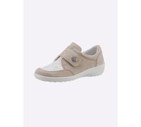 Klettschuh CLASSIC BASICS, Damen, Gr. 38, beige, Nubukleder, Schuhe Klettschuh Slipper (89784721-38) beige