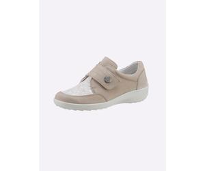 Klettschuh CLASSIC BASICS, Damen, Gr. 39, beige, Nubukleder, Schuhe Klettschuh Slipper (89784721-39) beige