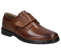 Josef Seibel Herren Kletthalbschuhe Alastair 16,Weite K (Extra weit),Wechselfußbett,Klettschuhe,Strassenschuhe,Cognac,42 EU