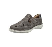 Klettschuh JOSEF SEIBEL "Josef Seibel Halbschuhe Leder", Herren, Gr. 42, grau, Leder, Schuhe Klettschuh (22177849-42) grau