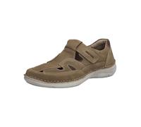 Josef Seibel Herren Kletthalbschuhe New Anvers 81,Weite K (Extra weit),Wechselfußbett,Klettverschluss,Klettschuhe,Sneaker,Sand,42 EU