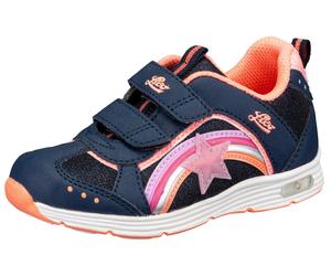 Klettschuh LICO "Freizeitschuh Rainbow V Blinky", Kinder, Gr. 23, blau, Synthetik, Schuhe Klettschuh (83322123-23) blau
