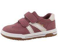 Klettschuh LURCHI "Berry", Kinder, Gr. 35, altrosa, weiß, Leder, Veloursleder, Schuhe Klettschuh, Sneaker, Halbschuh, Freizeitschuh, Größenschablone zum Download (43229467-35) altrosa, weiß