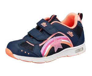 Klettschuh Mädchen Klettverschluss blau LICO Rainbow V Blinky - Blau / 23