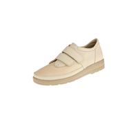 Klettschuh NATURAL FEET "Kletter Stockholm", Damen, Gr. 36, beige, Rindsleder, Synthetik, Schuhe Klettschuh, mit bequemer J-Weite (24987255-36) beige