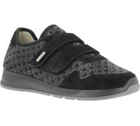 Klettschuh schwarz 6,5 Polyester, Veloursleder