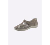 Klettschuh WALDLÄUFER, Damen, Gr. 8, grau, Nubukleder, Basic, Schuhe Klettschuh (69481650-8) grau