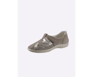 Klettschuh WALDLÄUFER, Damen, Gr. 8, grau, Nubukleder, Basic, Schuhe Klettschuh (69481650-8) grau