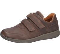 Klettschuh WALDLÄUFER "Kilian", Herren, Gr. 11 (46), braun, Nubukleder, Schuhe Klettschuh, Halbschuh, Casual-Sneaker in Extraweite K für den kräftigen Fuß (38239314-11) braun