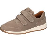 Klettschuh WALDLÄUFER "KILIAN", Herren, Gr. 9,5 (44), beige, Nubukleder, unifarben, Schuhe Klettschuh, Komfortschuh, Bequemschuh mit Luftkammern-Laufsohle, K-Weite (47457025-9,5) beige