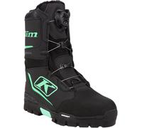 Klim Aurora GTX BOA 2023 Damen Snowmobil Stiefel, schwarz-grün, Größe 40 37