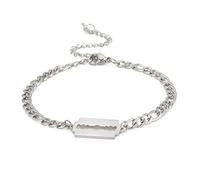 Klingenarmband für Männer und Frauen, Edelstahl, Hip-Hop-Stil, modisches Armband, Herren, Punk-Rock, personalisierbar, Klingenanhänger, Ohne Edelstein