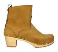 Klox Stiefelette Stockholm - Medium Heel Clog Boots Sand (Hellbraun) 41