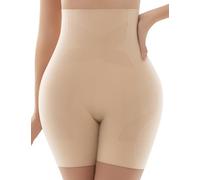 KLVEE Shapewear für Frauen, Bauchkontrolle, hohe Taille, Body Shaper Shorts, Po, Heben, Oberschenkel, schlanker, Shapewear unter Kleid