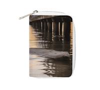 KLWQR The Bridge RFID-Kreditkartenetui für Damen, niedlich, klein, Leder, Kartenhalter, Geldbörse, Wildgans, mit Reißverschluss, Stil, 16 x 11,5 cm, Stil:, 16x11.5cm