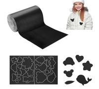 KLYKLL Daunenjacke Flicken Selbstklebende Reparatur Patch Daunenjacke 7.6 * 200cm Schwarz Reparaturband Klebeflicken Nylon Steppjacke Flicken Winterjacke Loch Flicken Reparaturflicken für Jacke