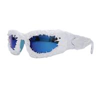 KMGDM Schutzbrille zum Autofahren, bequem zu tragen, große Sonnenbrille für Cosplay und den täglichen Gebrauch, Clubbrille