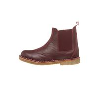 kmins Leder-Chelsea-Boots in Bordeaux - Größe 34 | Kinderstiefeletten