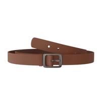 KMISSO Damen Leder Gürtel Verstellbar Rechteckiger Rahmenschließe 30644 Braun 80 cm