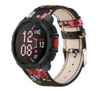 KMKJSH Leder Armbänder Kompatibel mit Polar Street X Armband, Leder mit Metallschnalle aus Edelstahl Ersatzarmband für Herren Damen Lederarmband für Polar Street X Uhrenarmband