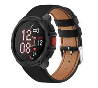 KMKJSH Leder Armbänder Kompatibel mit Polar Street X Armband, Leder mit Metallschnalle aus Edelstahl Ersatzarmband für Herren Damen Lederarmband für Polar Street X Uhrenarmband